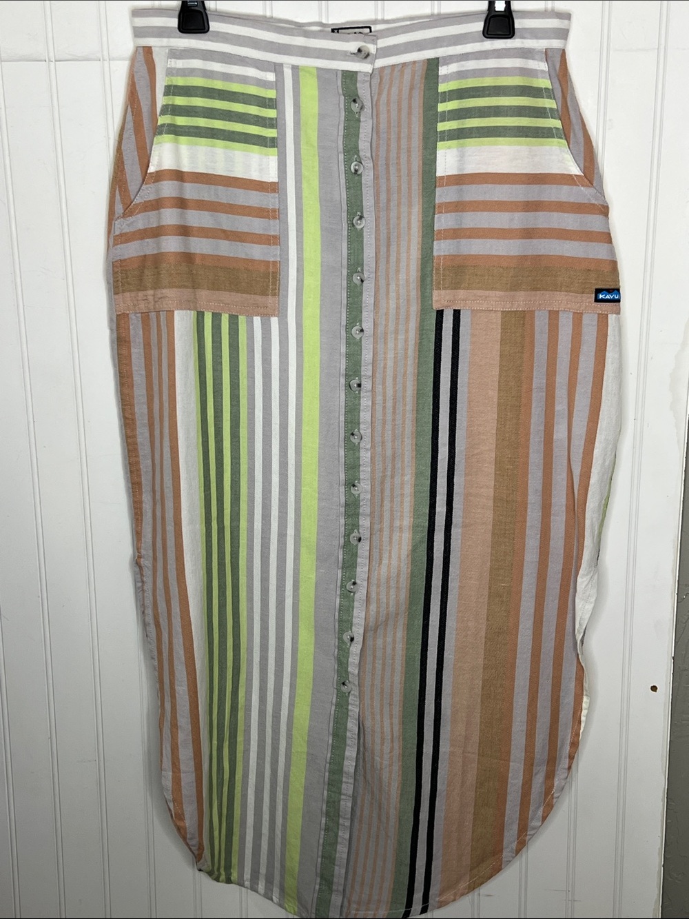 Kavu Vonn Blossom Row Skirt Size Medium NWT